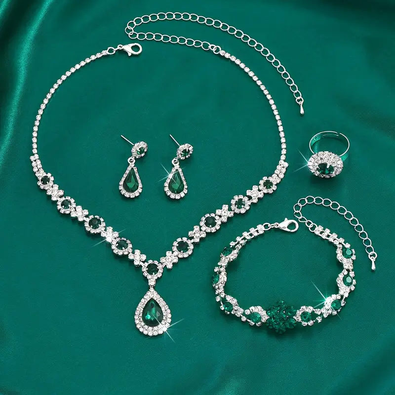 Adriana Lysandre Jewelry Set | White Gold - Image 3