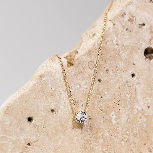 Aurora Crystal Necklace | Gold - Image 2
