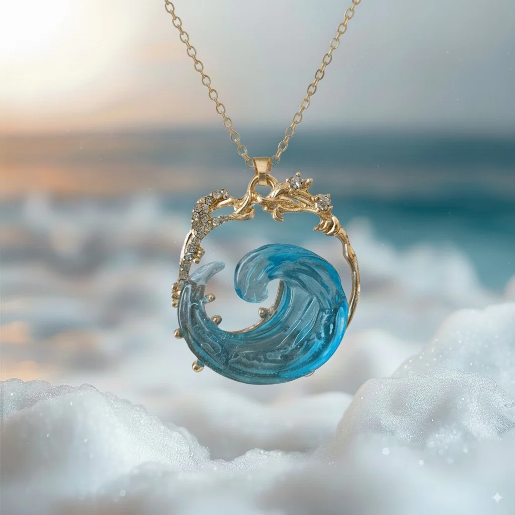 Azure Pledge Necklace | White Gold - Image 2