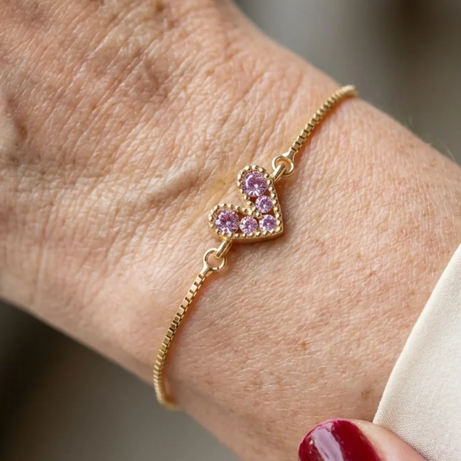 Blush Love Bracelet | Gold - Image 2