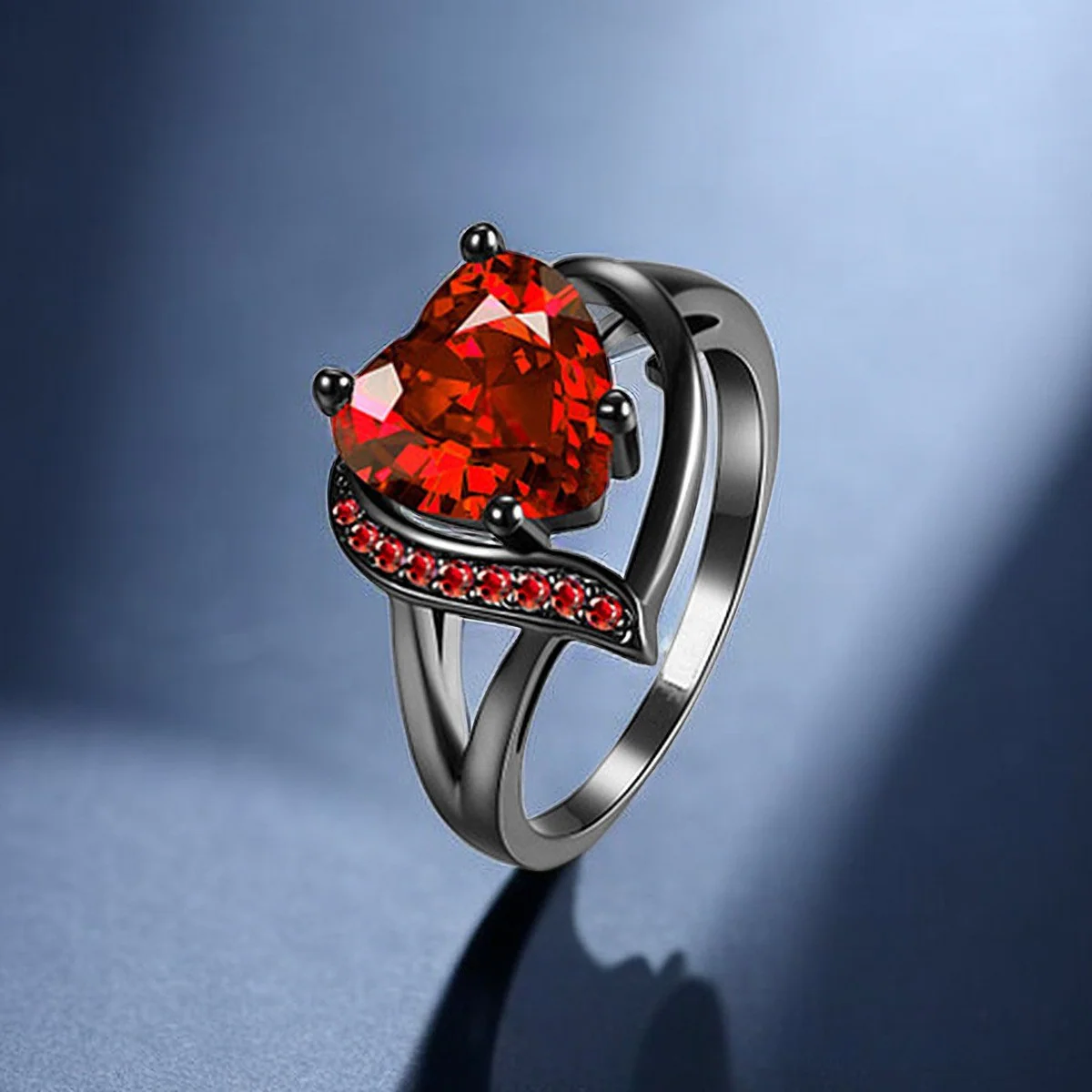 Calindra Rosethorne Ring | Black Finish - Image 3