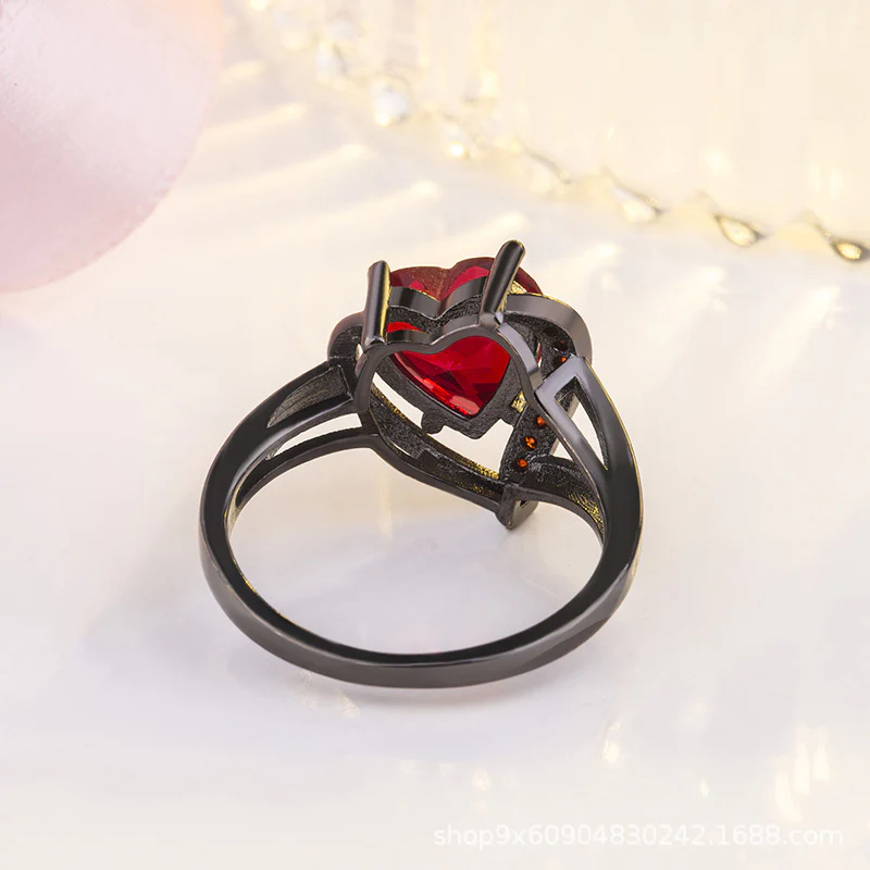 Calindra Rosethorne Ring | Black Finish - Image 4