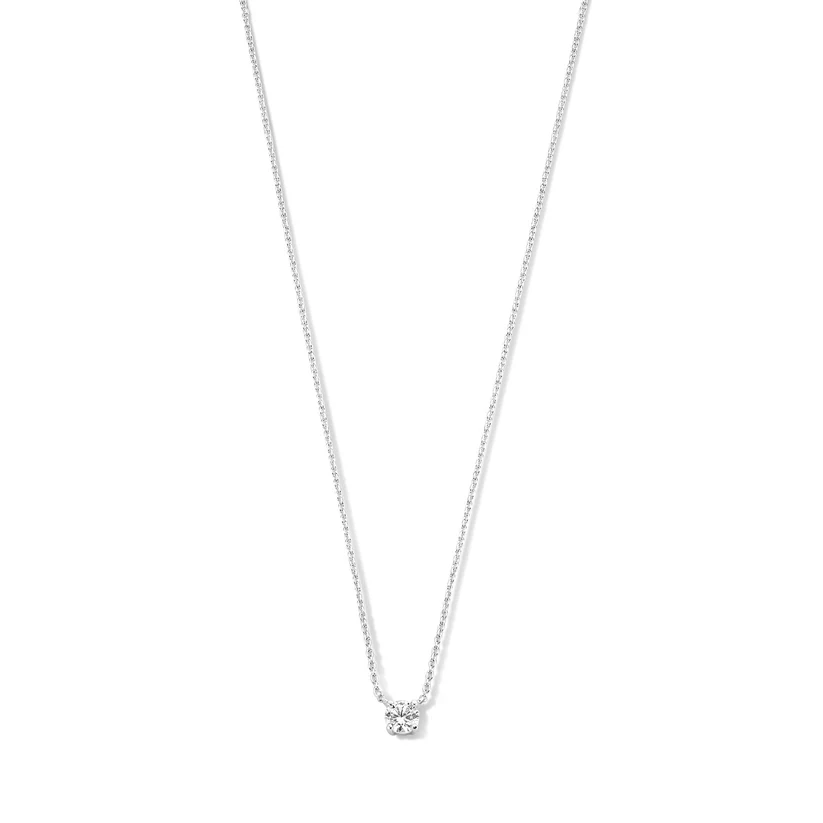 Cléa Moissanite Stone Necklace | Gold - Image 2