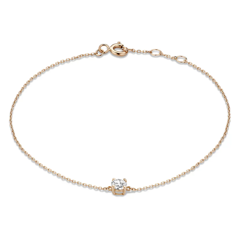 Cléa Stone Bracelet | White Gold - Image 3