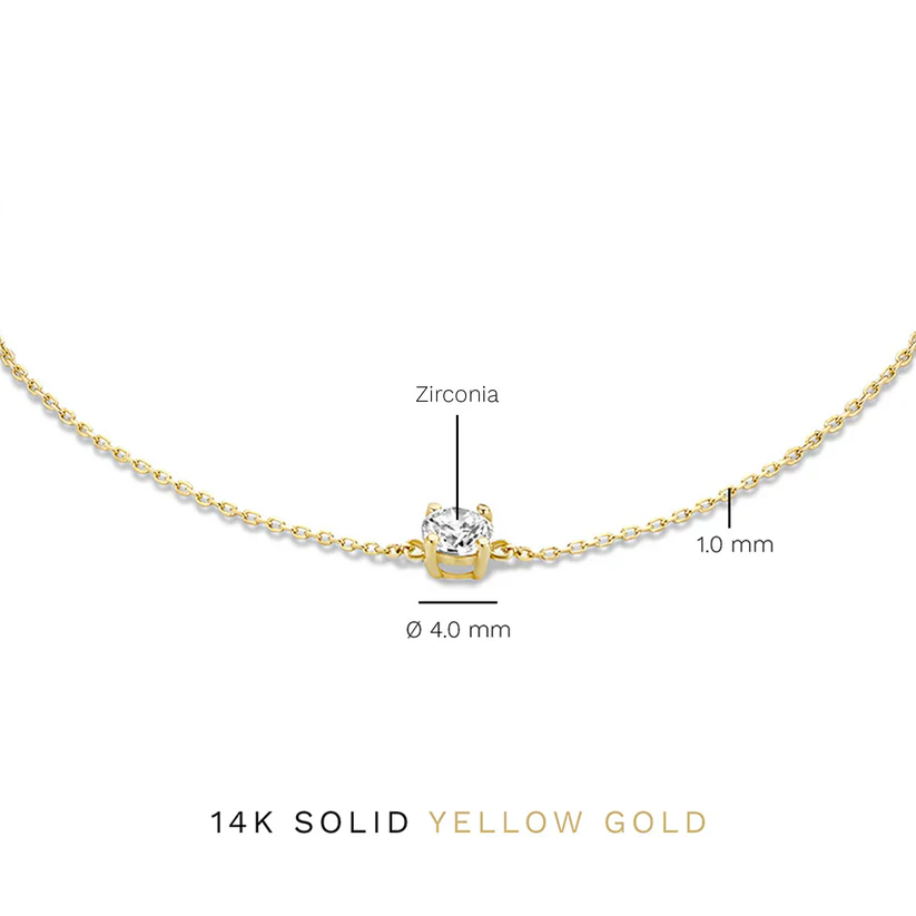 Cléa Stone Bracelet | White Gold - Image 8