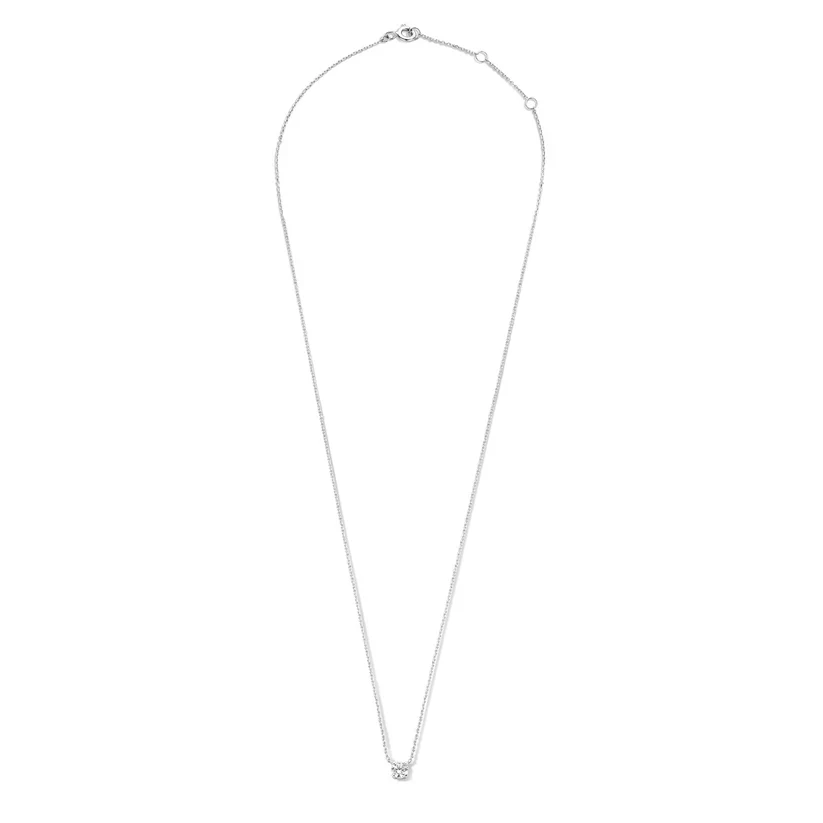 Cléa Stone Necklace | White Gold - Image 8