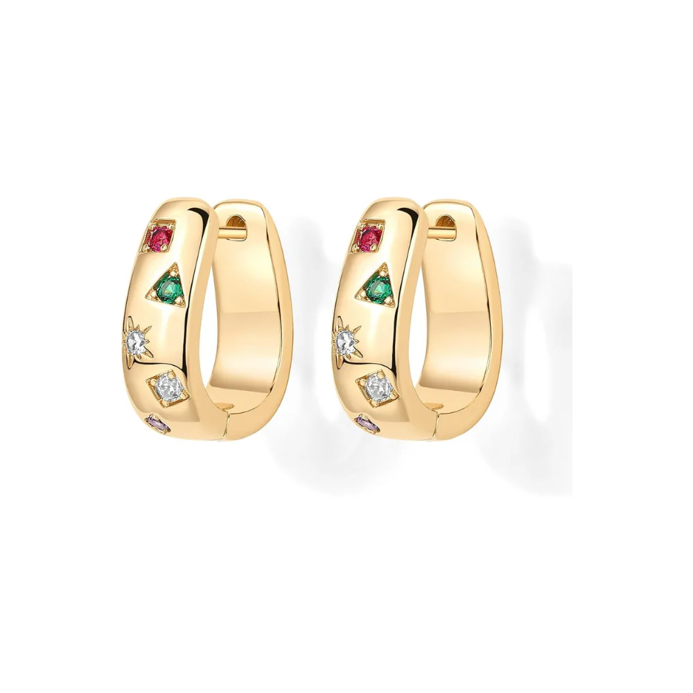 Colorwave Hoops | Gold - Image 2