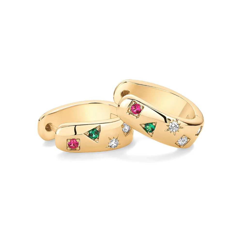 Colorwave Hoops | Gold - Image 3