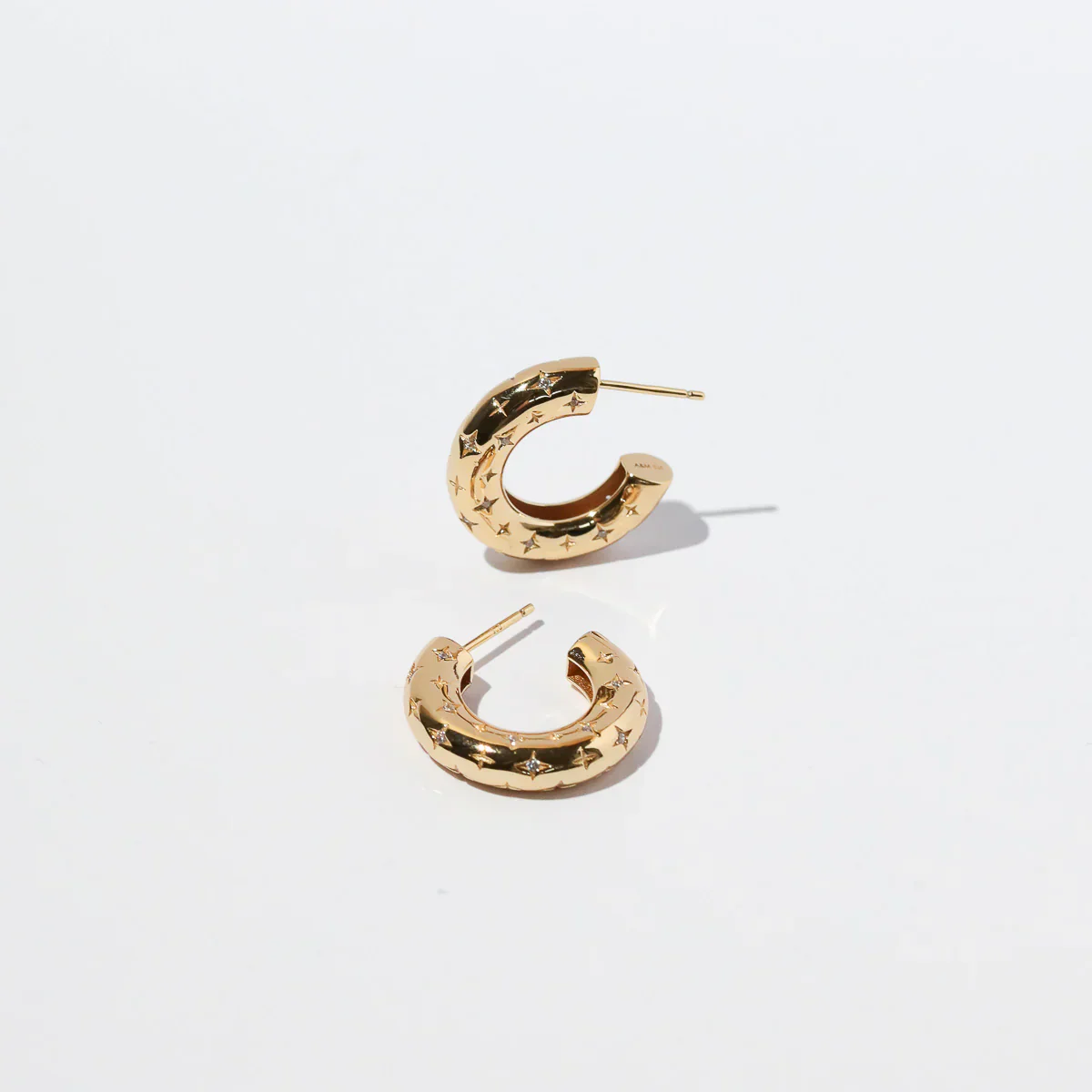 Cosmic Hoop Earrings | Gold - Image 2