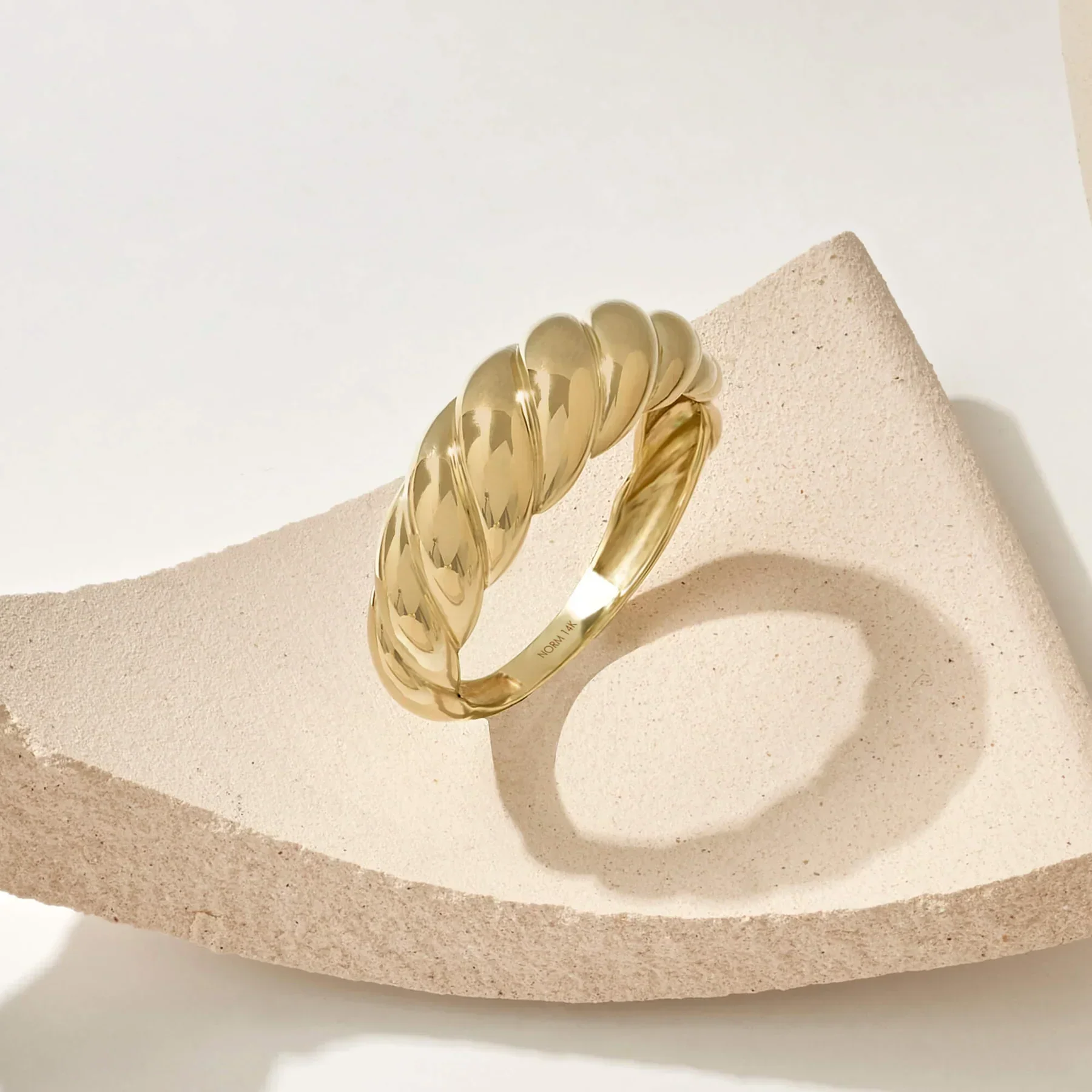 Croissant Ring | Gold - Image 3