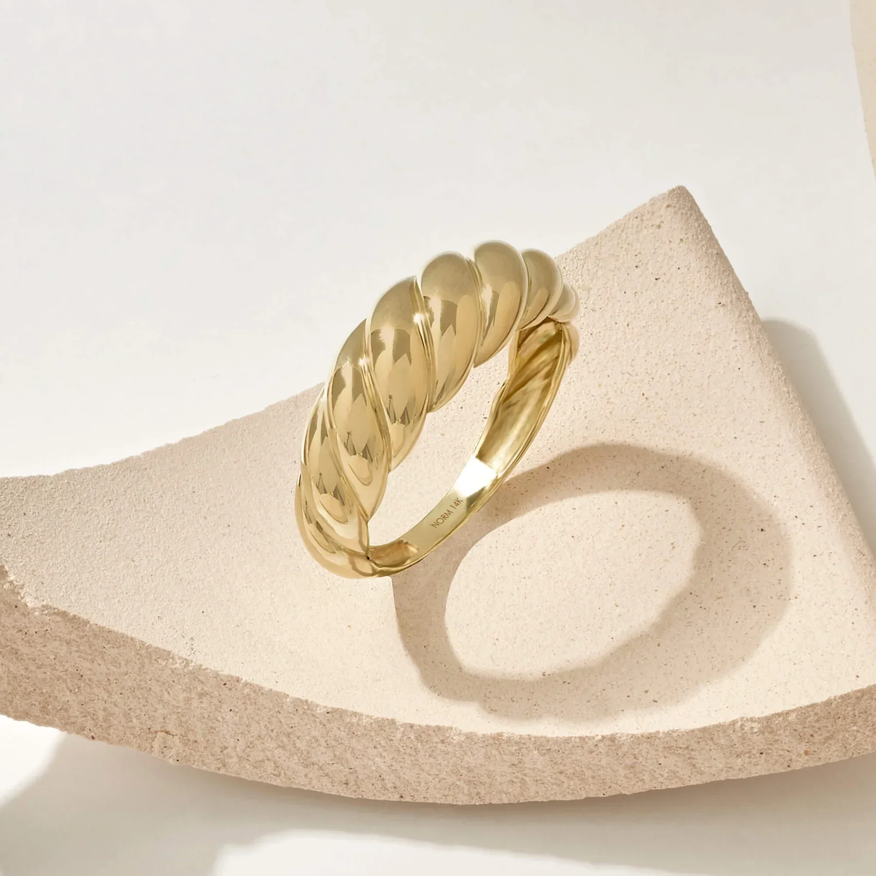 Croissant Ring | Gold - Image 3