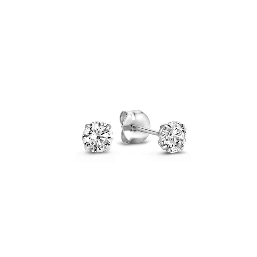 Dara Brillane Stone Earrings Set | White Gold - Image 7