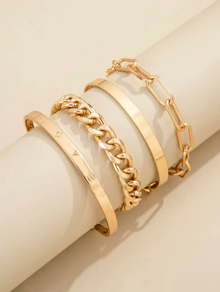 Elan Mercer Bracelet Set | Gold - Image 3