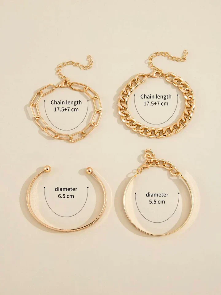 Elan Mercer Bracelet Set | Gold - Image 4
