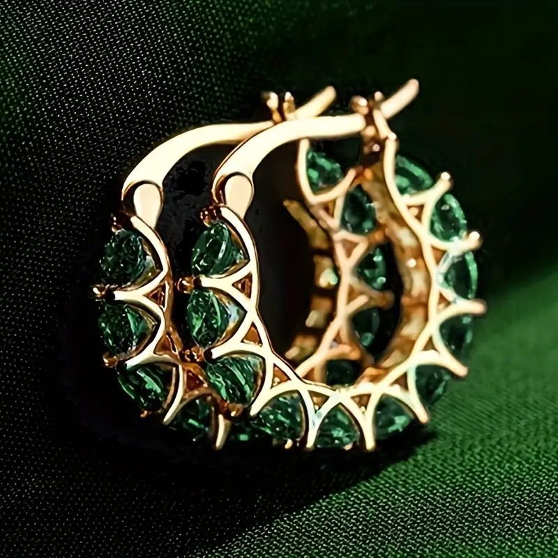 Elena Marlowe Hoop Earrings | Gold - Image 3