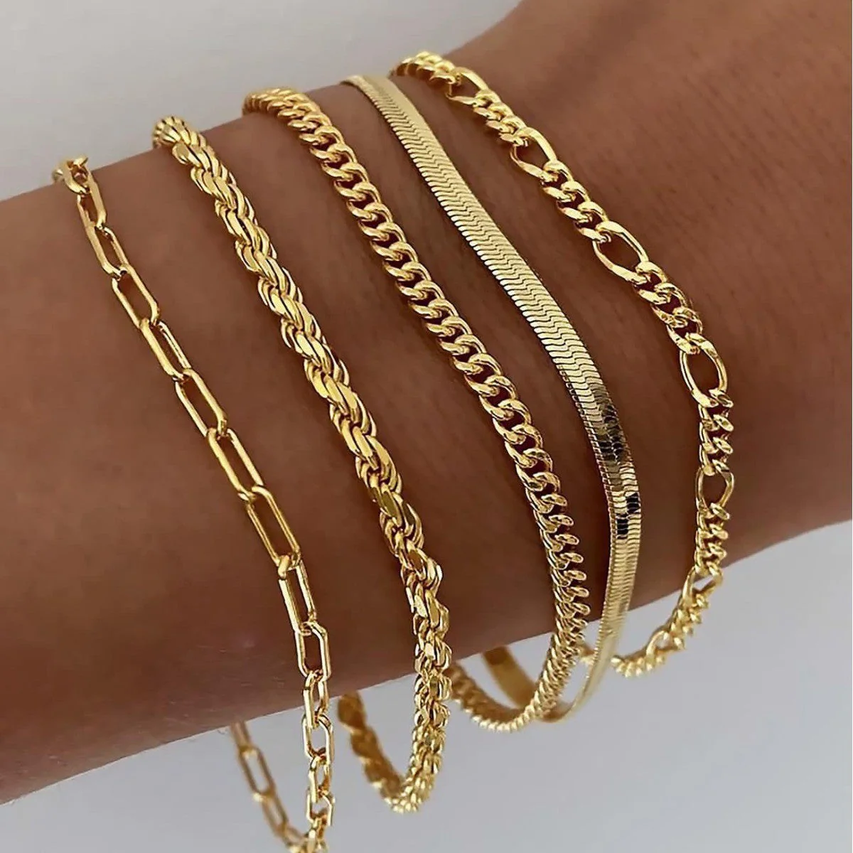 Ellis Renner Bracelet Set | White Gold - Image 2