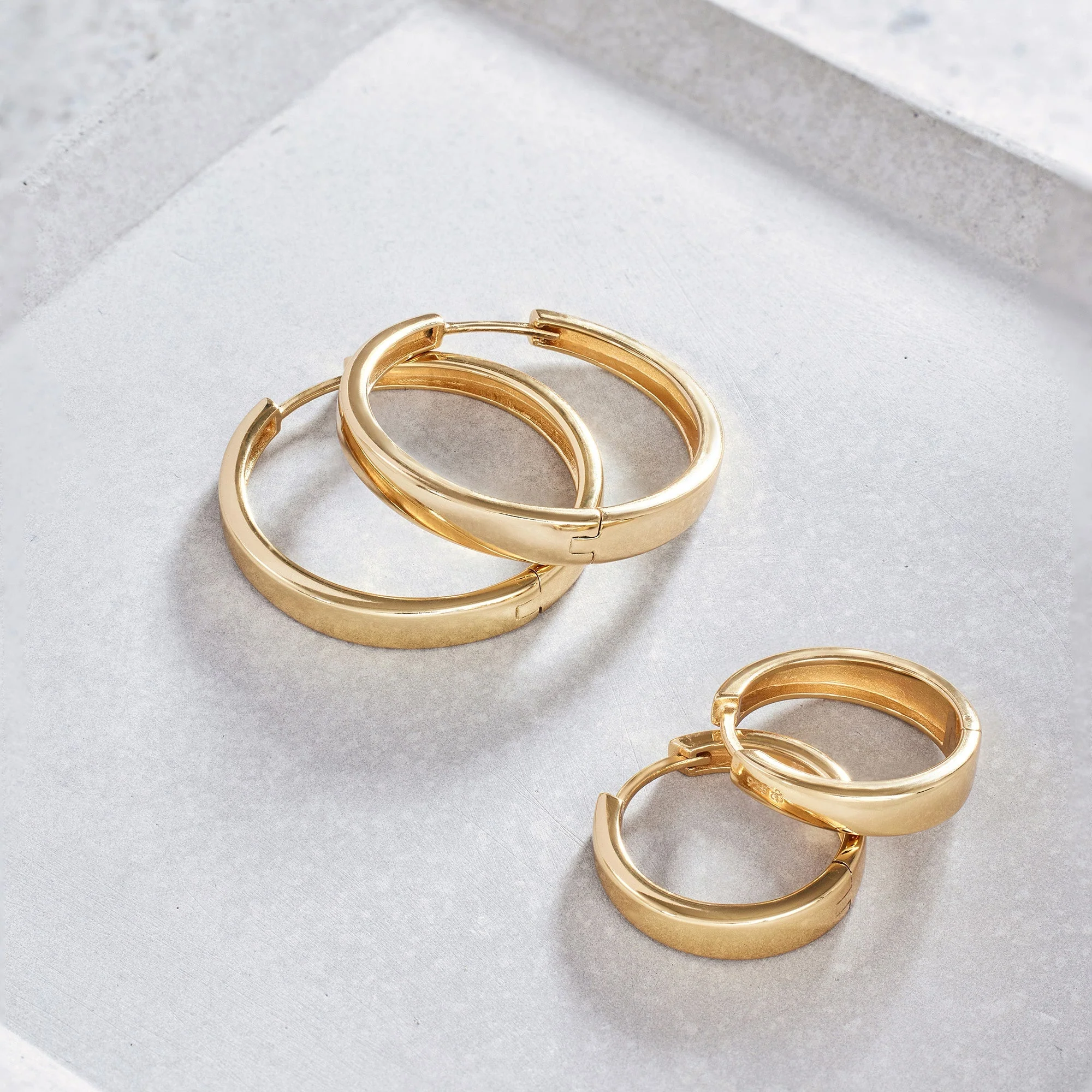 Gia Statement Hoops | Gold - Image 5