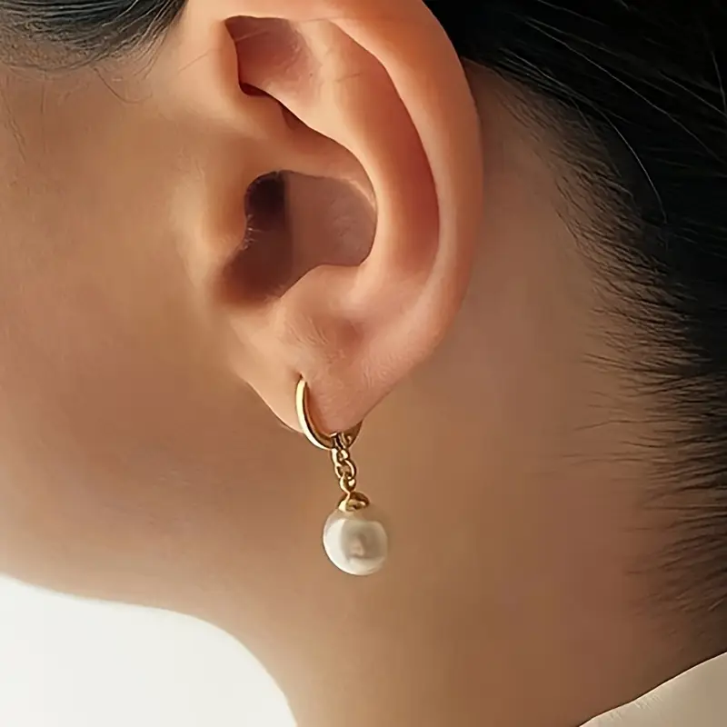 Golden Grace Pearl Jewelry Set | Gold - Image 5