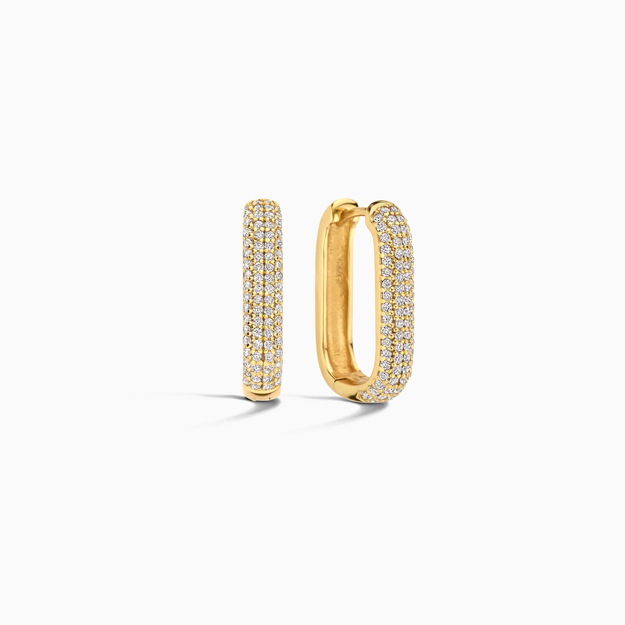 Icon Pavé Hoops | White Gold - Image 5