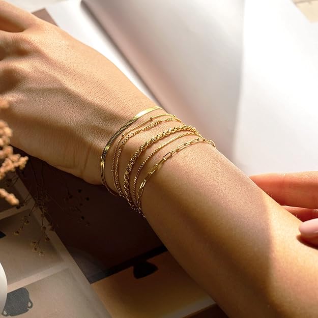Isabella Vernetta bracelet set | Gold - Image 2