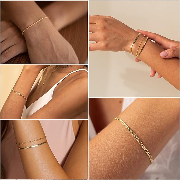 Isabella Vernetta bracelet set | Gold - Image 4