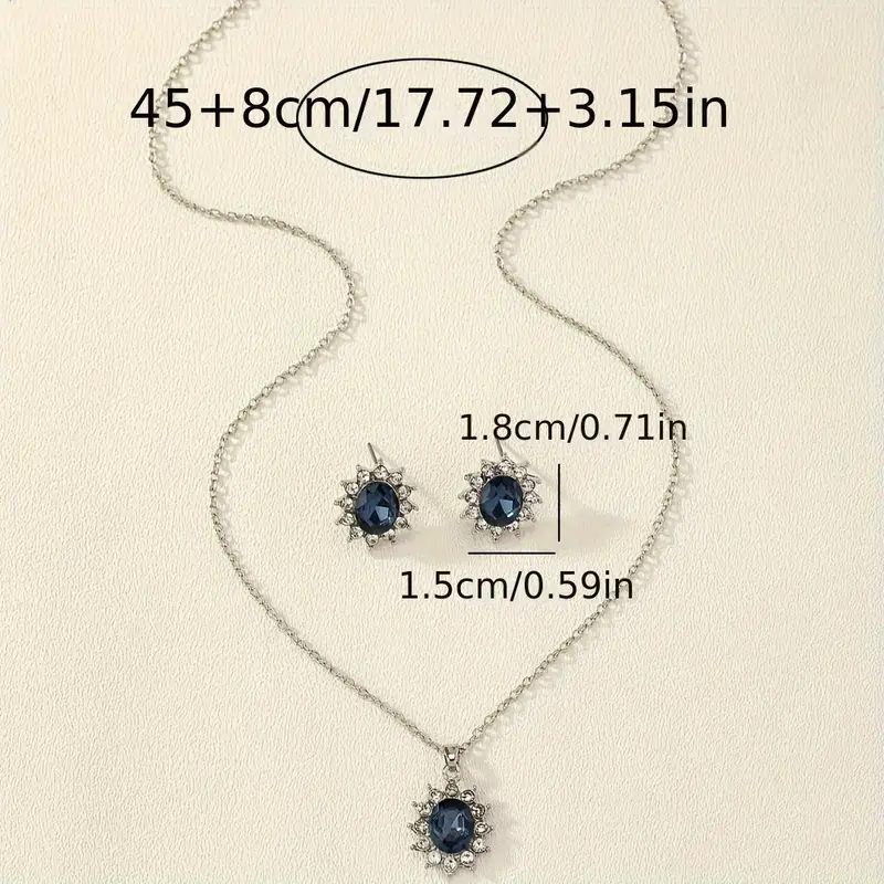 Katya Azuryn Jewelry Set | White Gold - Image 3