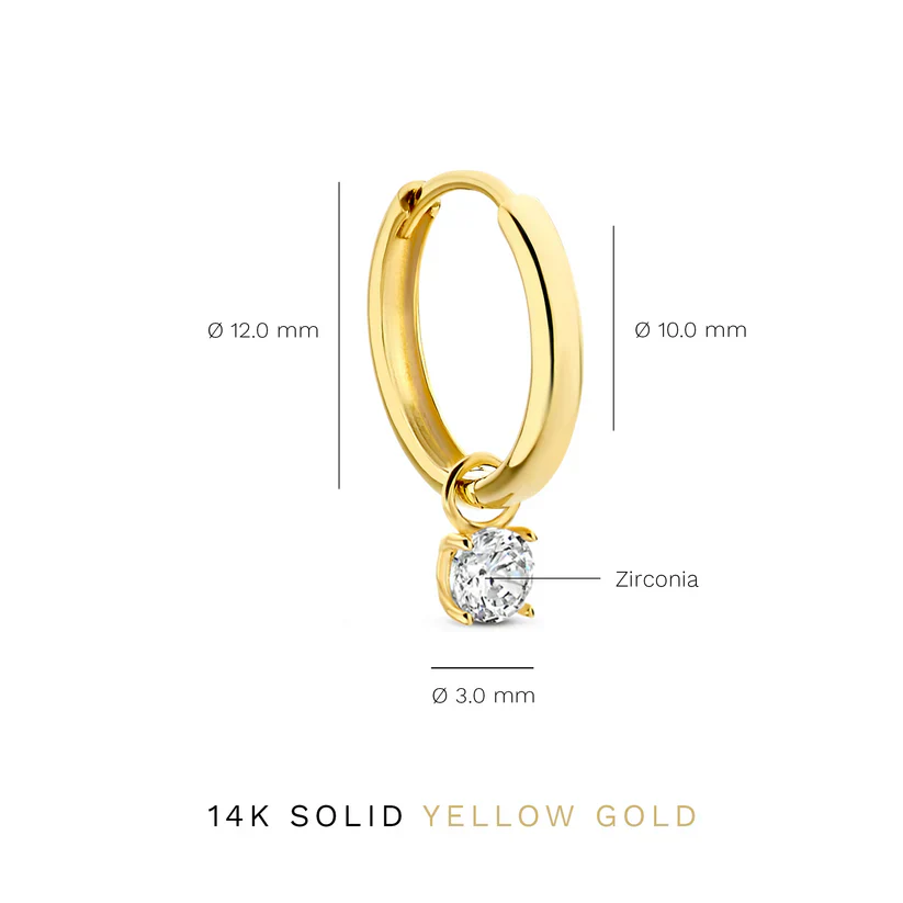 Larmes de Lune Stone Earrings Set | Gold - Image 6