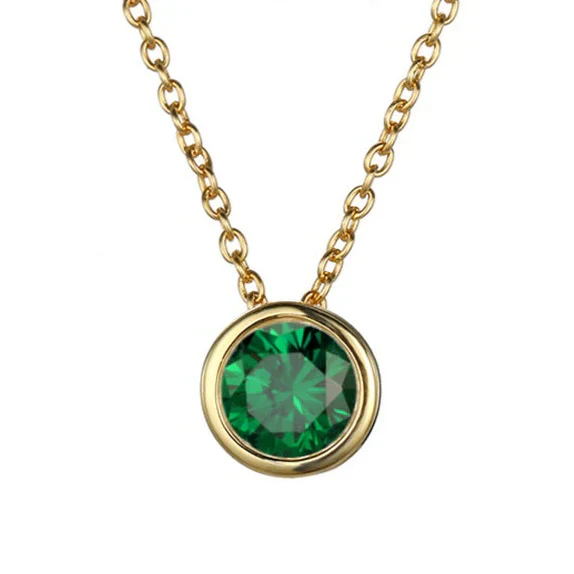 Lunaria Gemmara Birthstone Necklace | Gold - Image 6