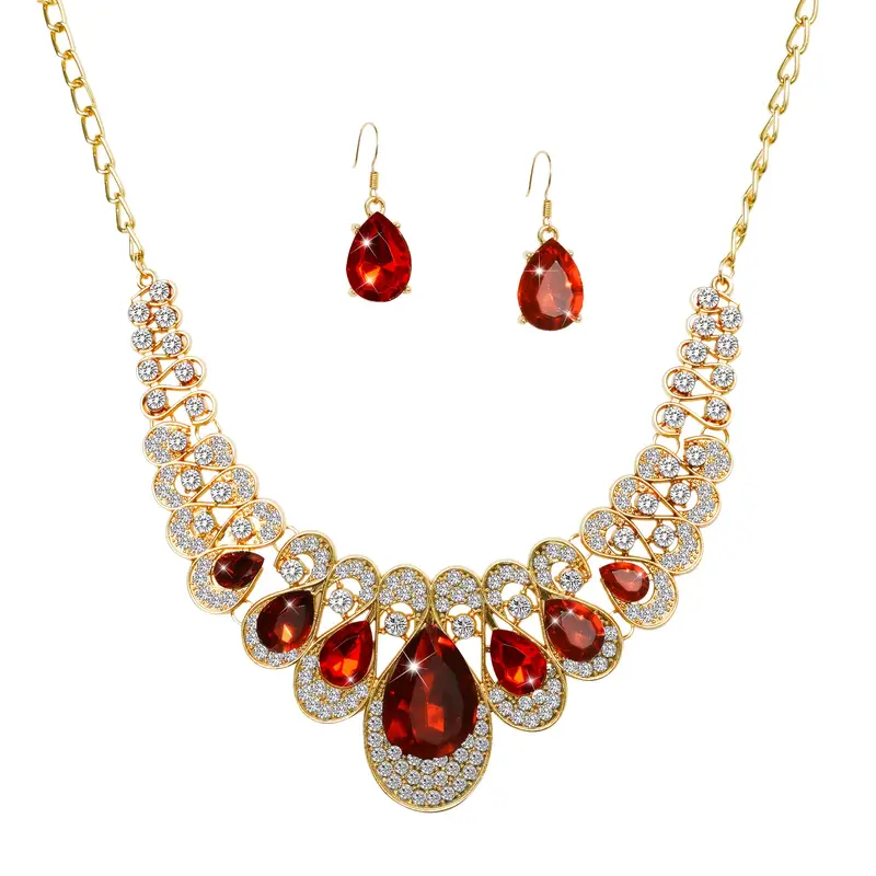 Maevina Crimselle Jewelry Set | Gold - Image 3