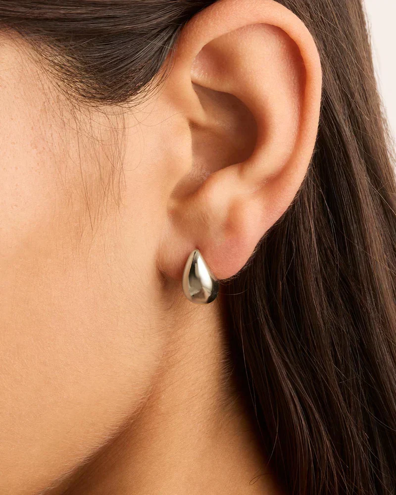 Mato Drop Earrings | White Gold - Image 4