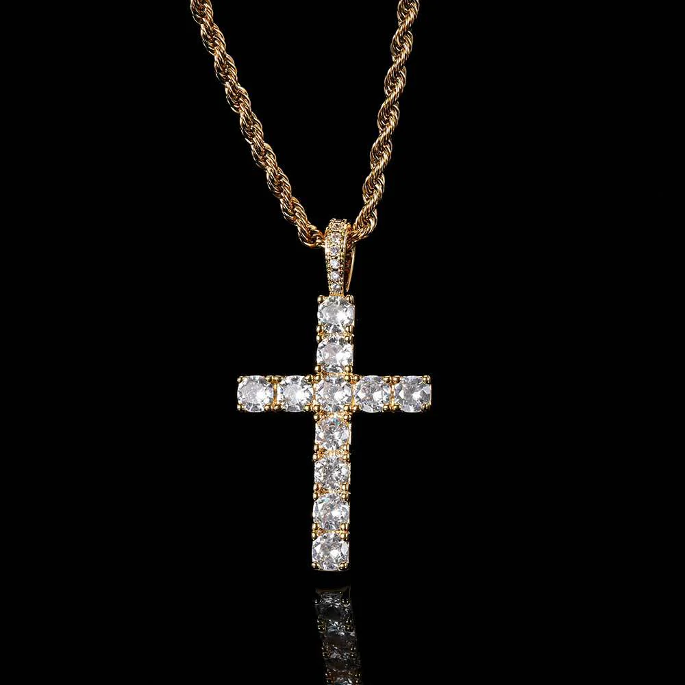 Cross necklace | Gold - Image 4