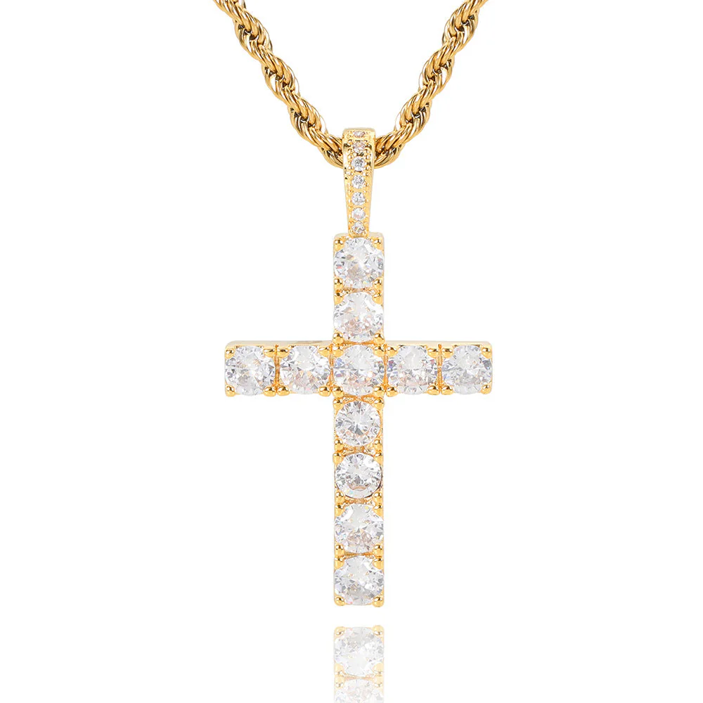 Cross necklace | White Gold - Image 2