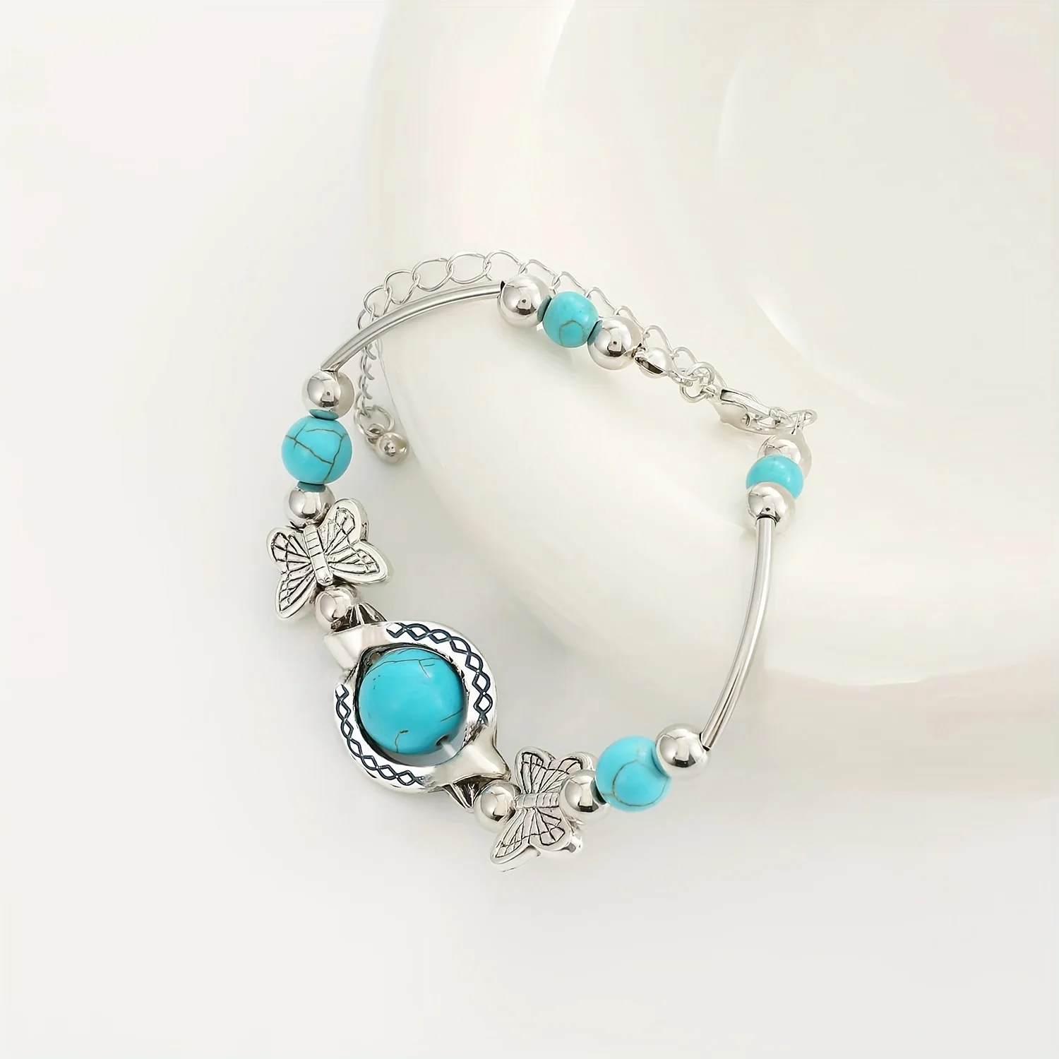 Oasis Butterfly Drift Bracelet | White Gold - Image 3