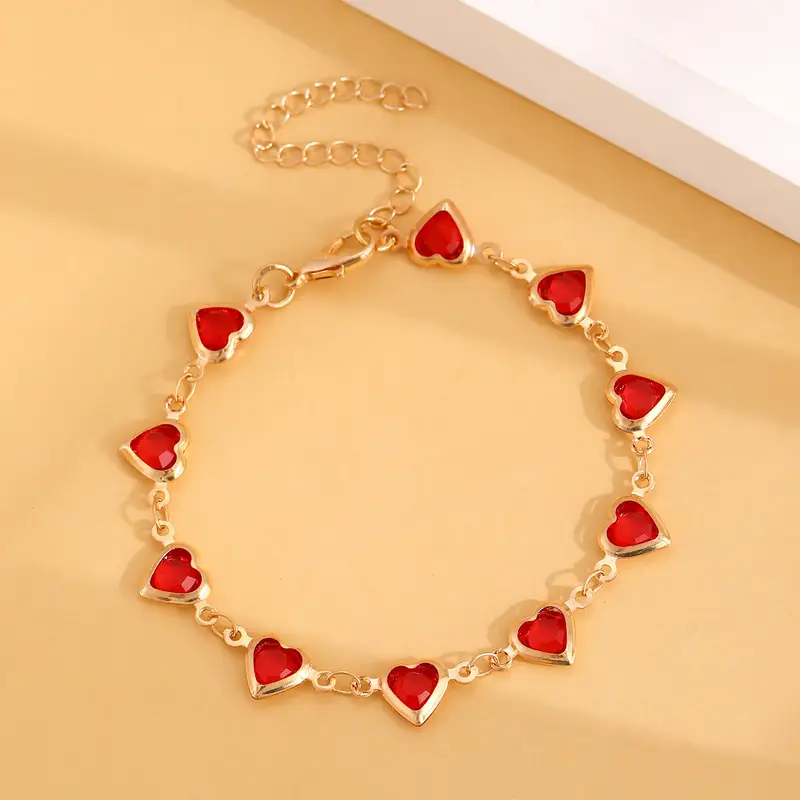 Ophelyra Garnetelle Bracelet | Gold - Image 3