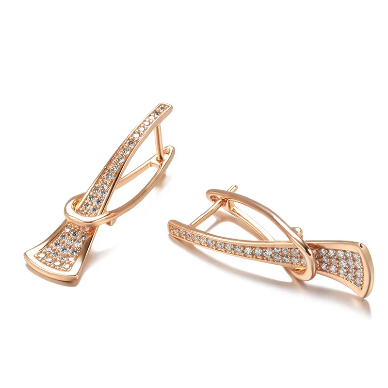 Radiant Layers Crystal Earrings | Gold - Image 2