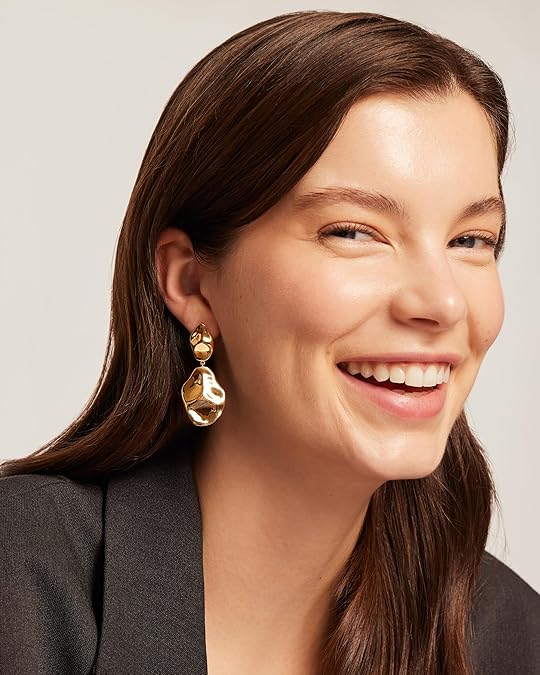 Ripple Wave Earrings | Gold - Image 5