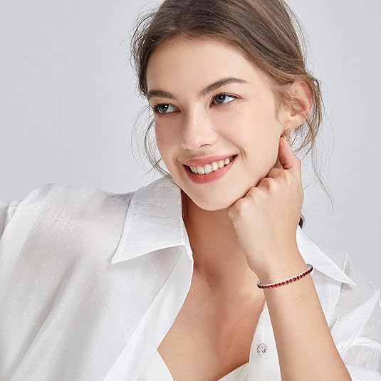 Ruby Tennis Bracelet | White Gold - Image 2
