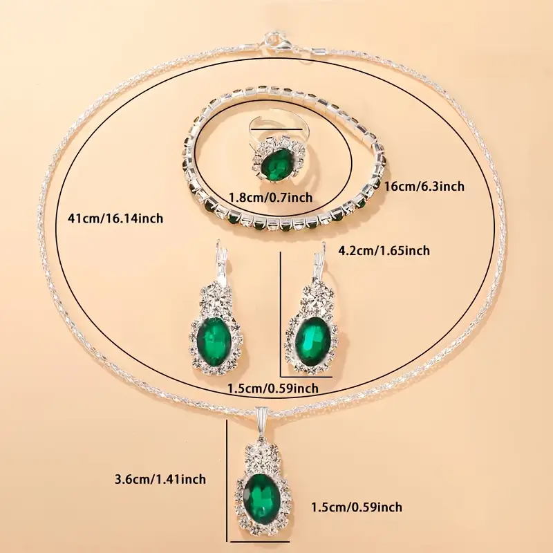 Seloria Grevalyn Jewelry Set | White Gold - Image 5