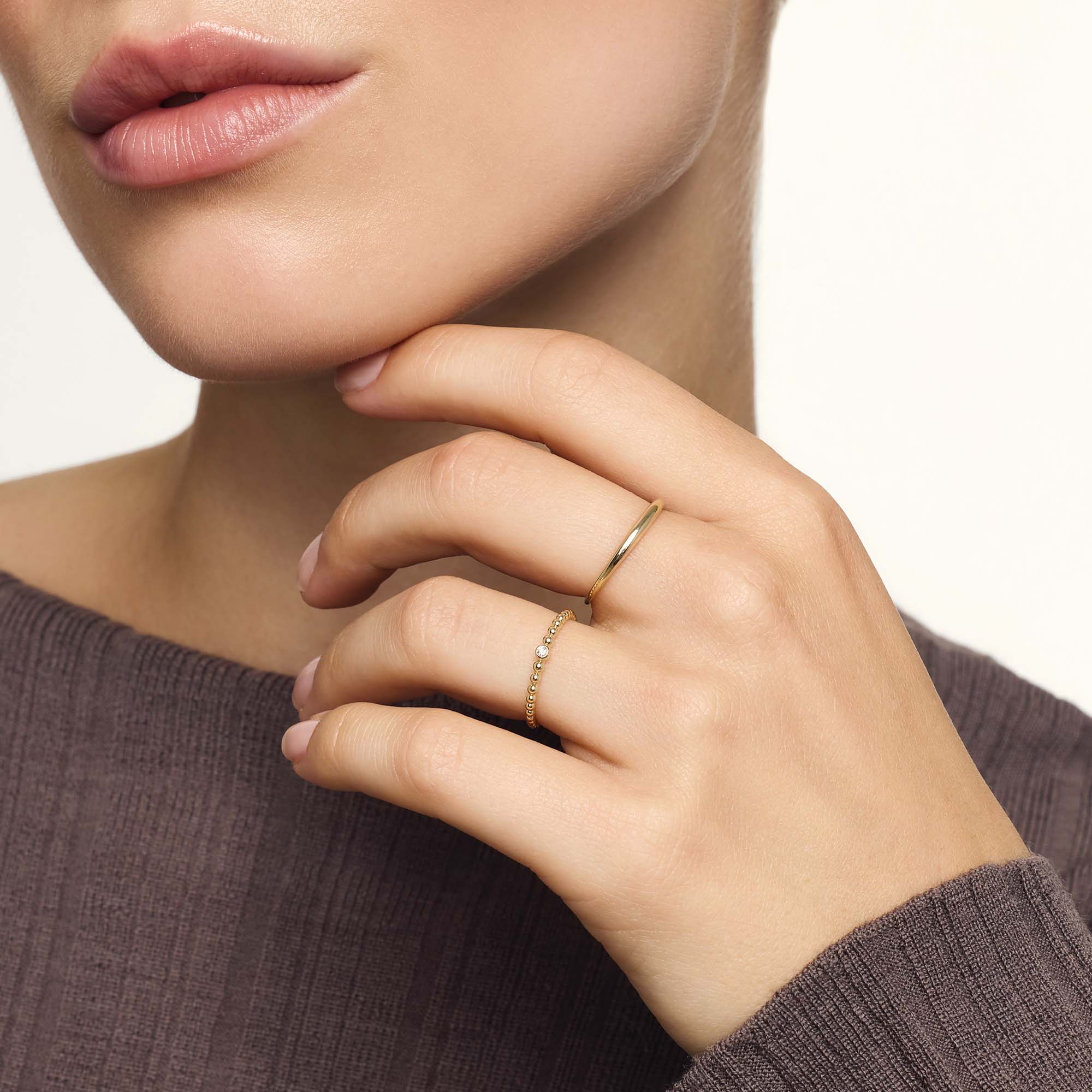 Slim Dome Ring | Gold - Image 3