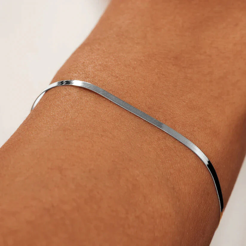 Soleil Serpent Bracelet | White Gold - Image 2