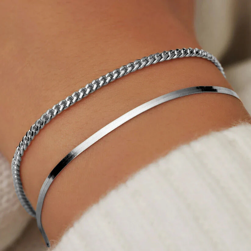 Soleil Serpent Bracelet | White Gold - Image 3
