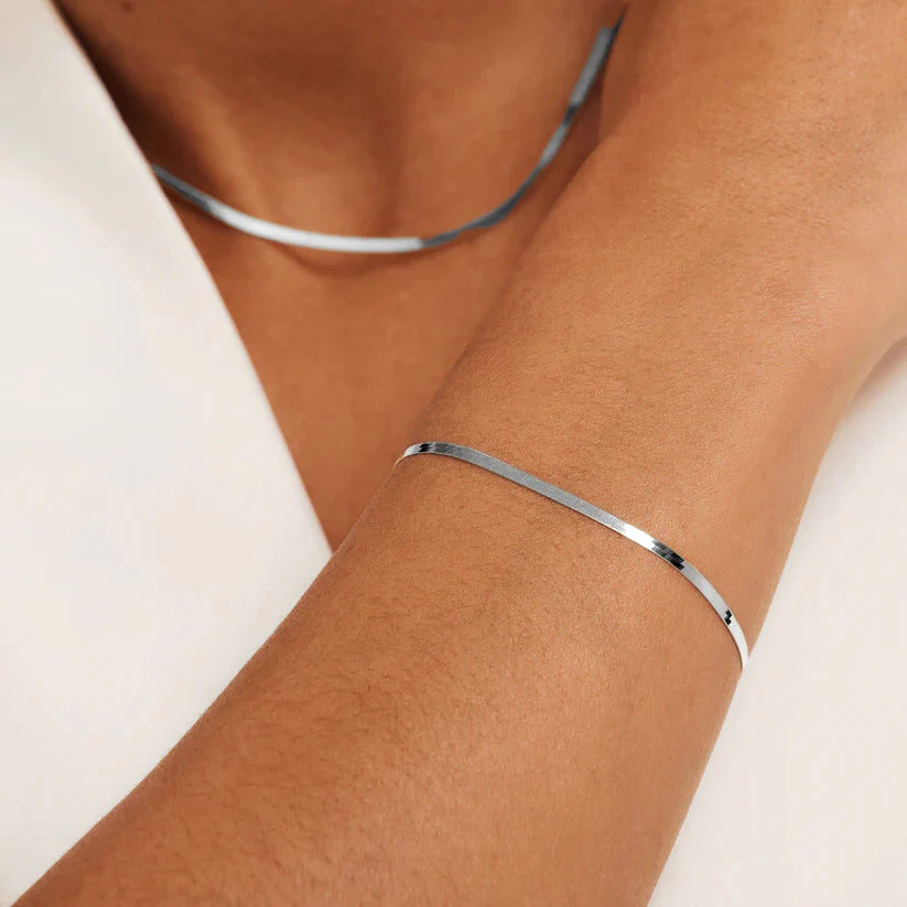 Soleil Serpent Bracelet | White Gold - Image 4