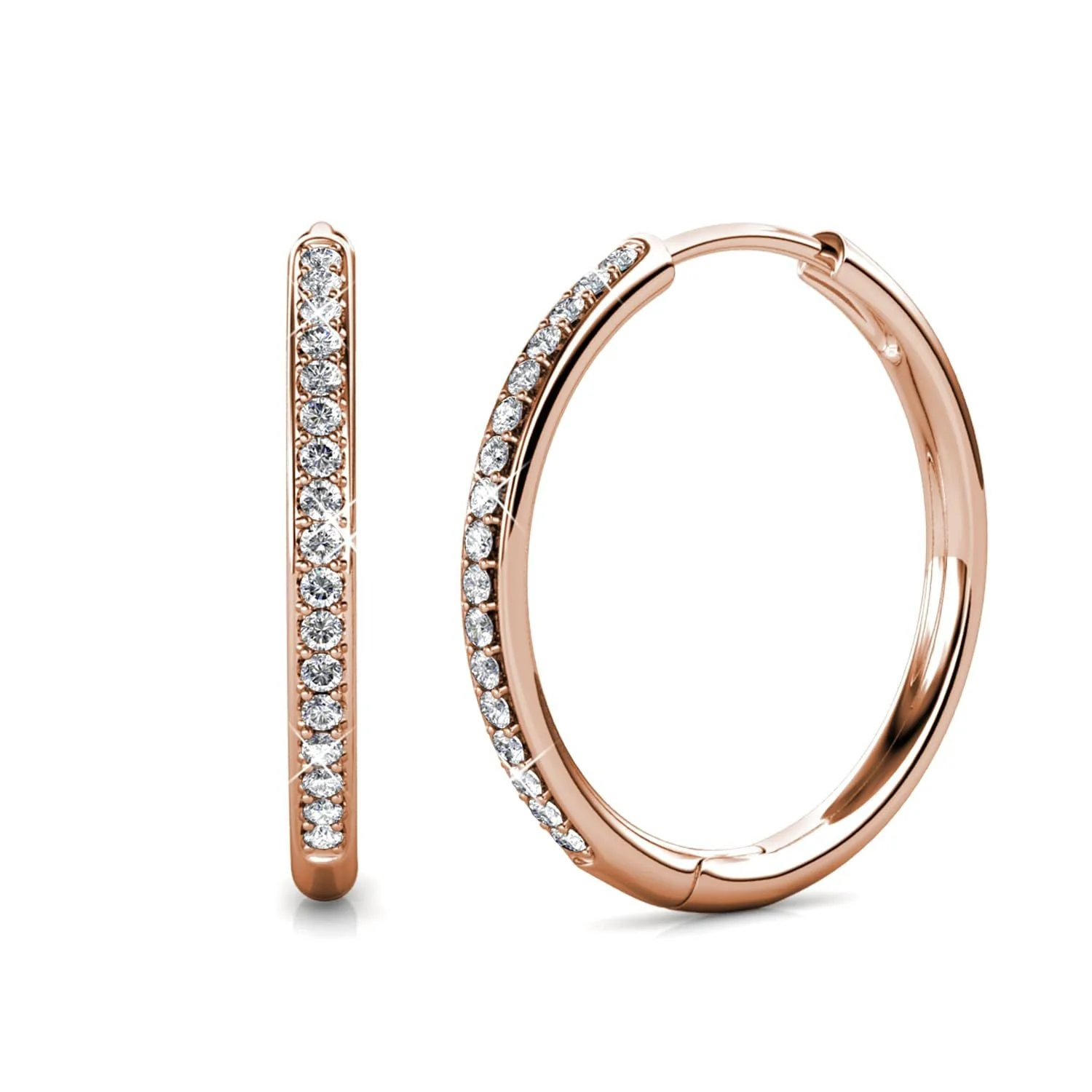 Sorel Pave Earrings | White Gold - Image 3