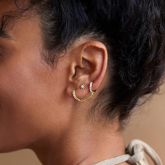 Sunburst Earrings | Gold - Image 2