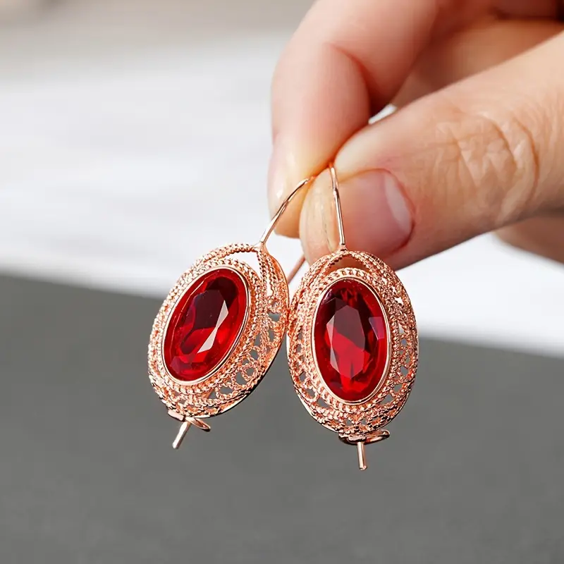 Talessia Rougefort Earrings | Rose Gold - Image 3