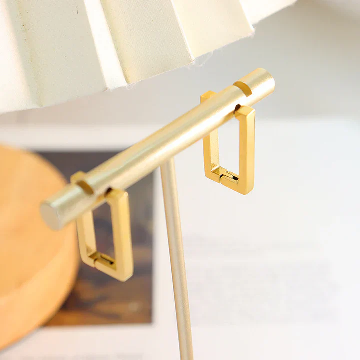 Terrafin Geometrica Earrings | Gold - Image 2