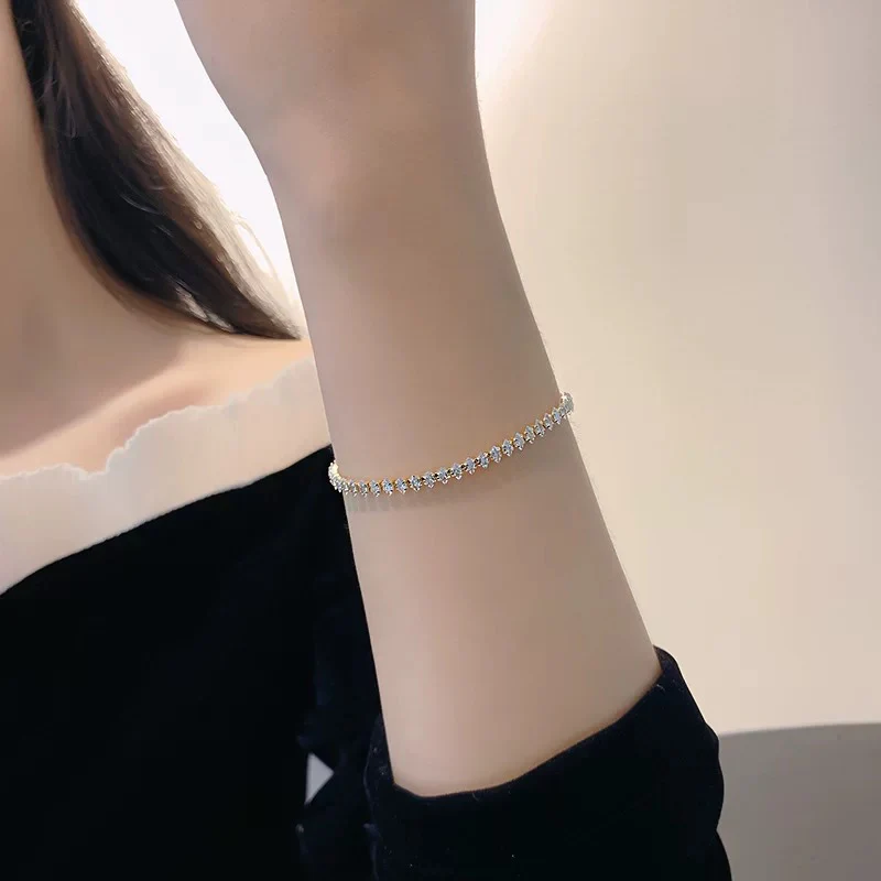 Vionelle Marquise Tennis Bracelet | Gold - Image 4