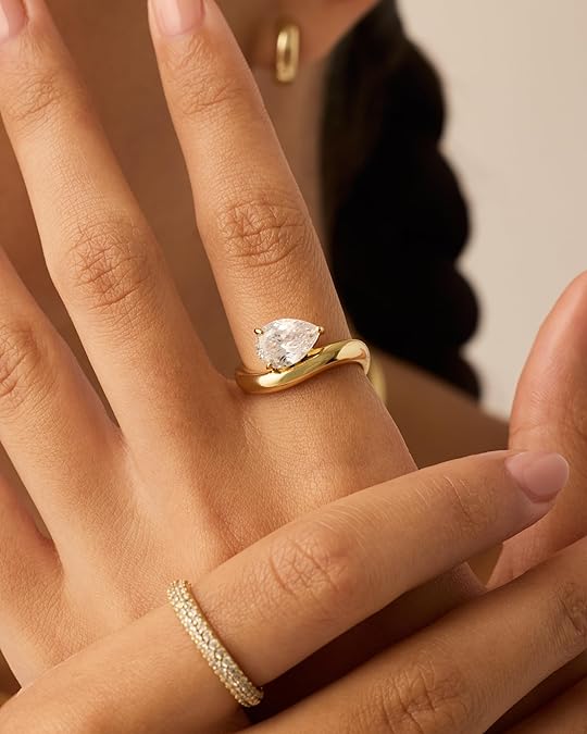 Wavy Promise Ring | Gold - Image 2